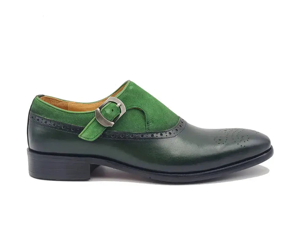 Multi Media Sling Style Single Monk Loafer Carrucci