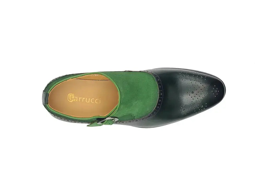 Multi Media Sling Style Single Monk Loafer Carrucci