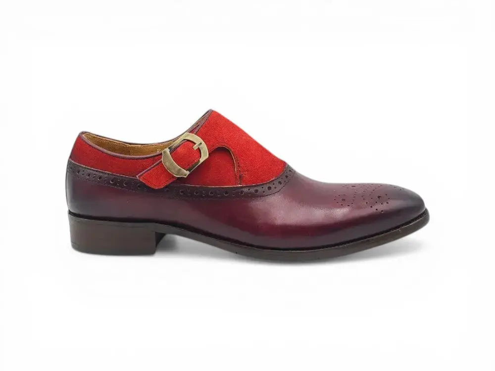 Multi Media Sling Style Single Monk Loafer Carrucci