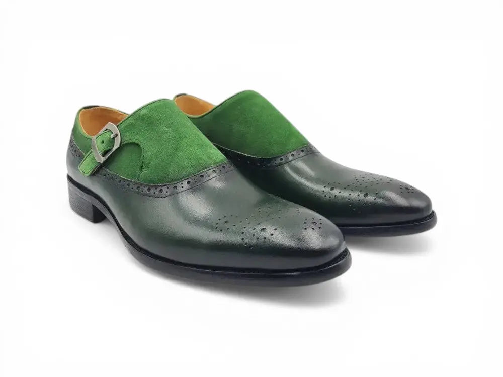 Multi Media Sling Style Single Monk Loafer Carrucci