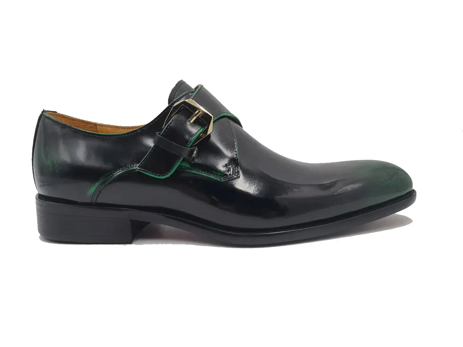 Soft Calf Patent Leather Single Monk Slip-on Carrucci
