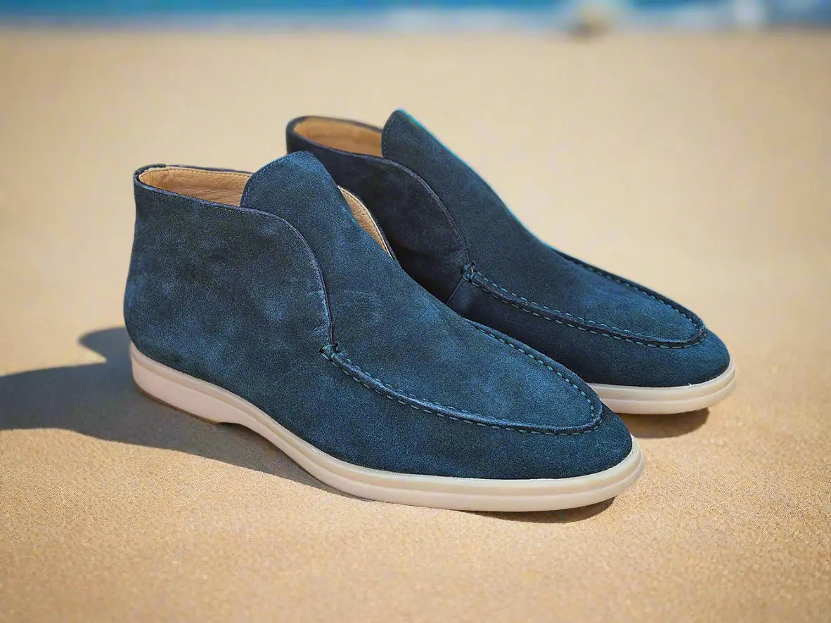Soft Suede Comfort Loafer - Carrucci Shoes display picture 2