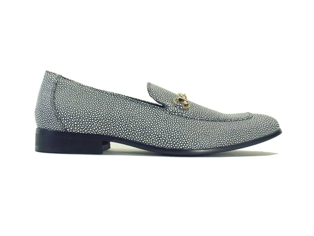 Stingray Embossed Horsebit Loafer Carrucci