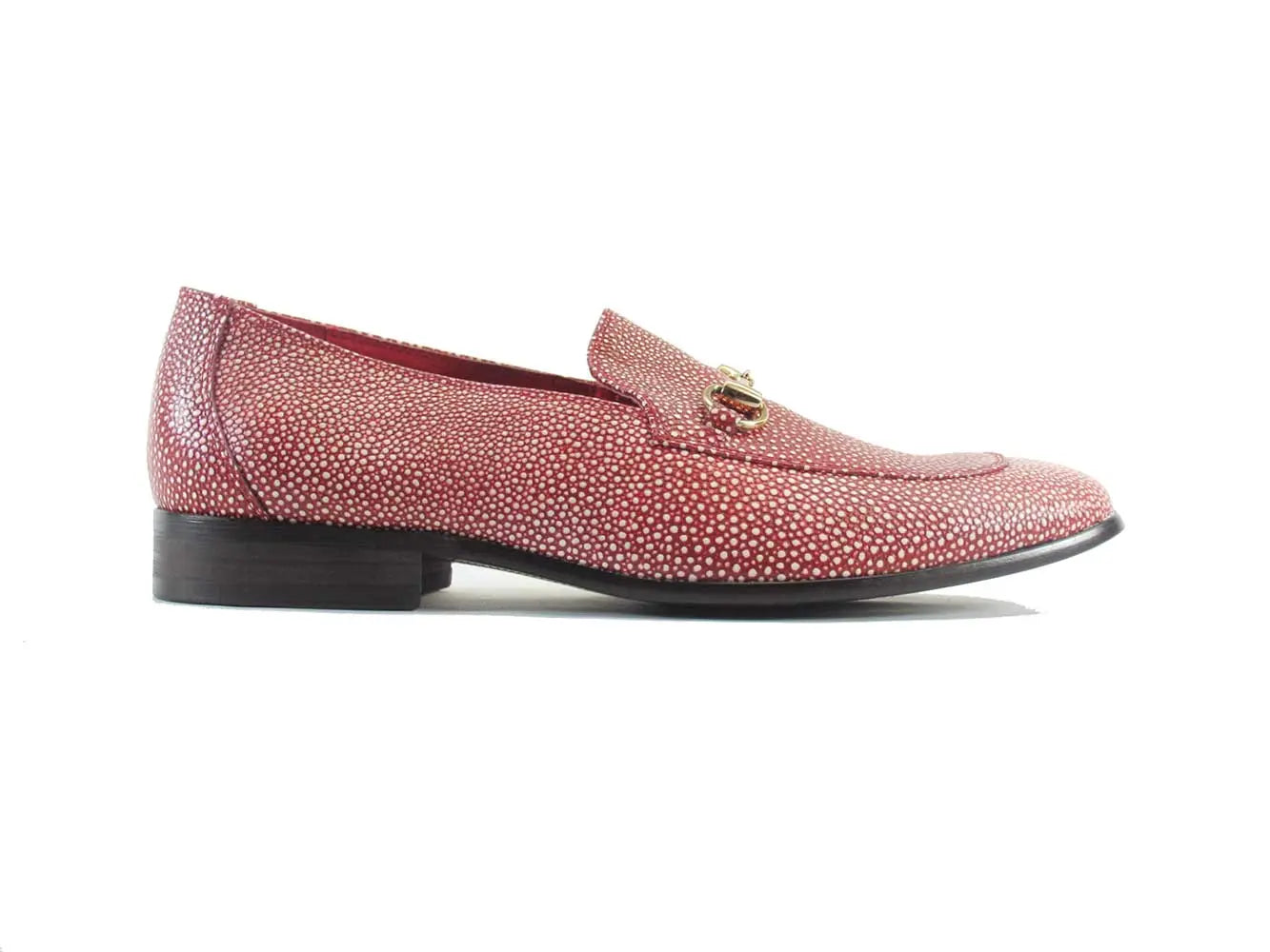 Stingray Embossed Horsebit Loafer Carrucci