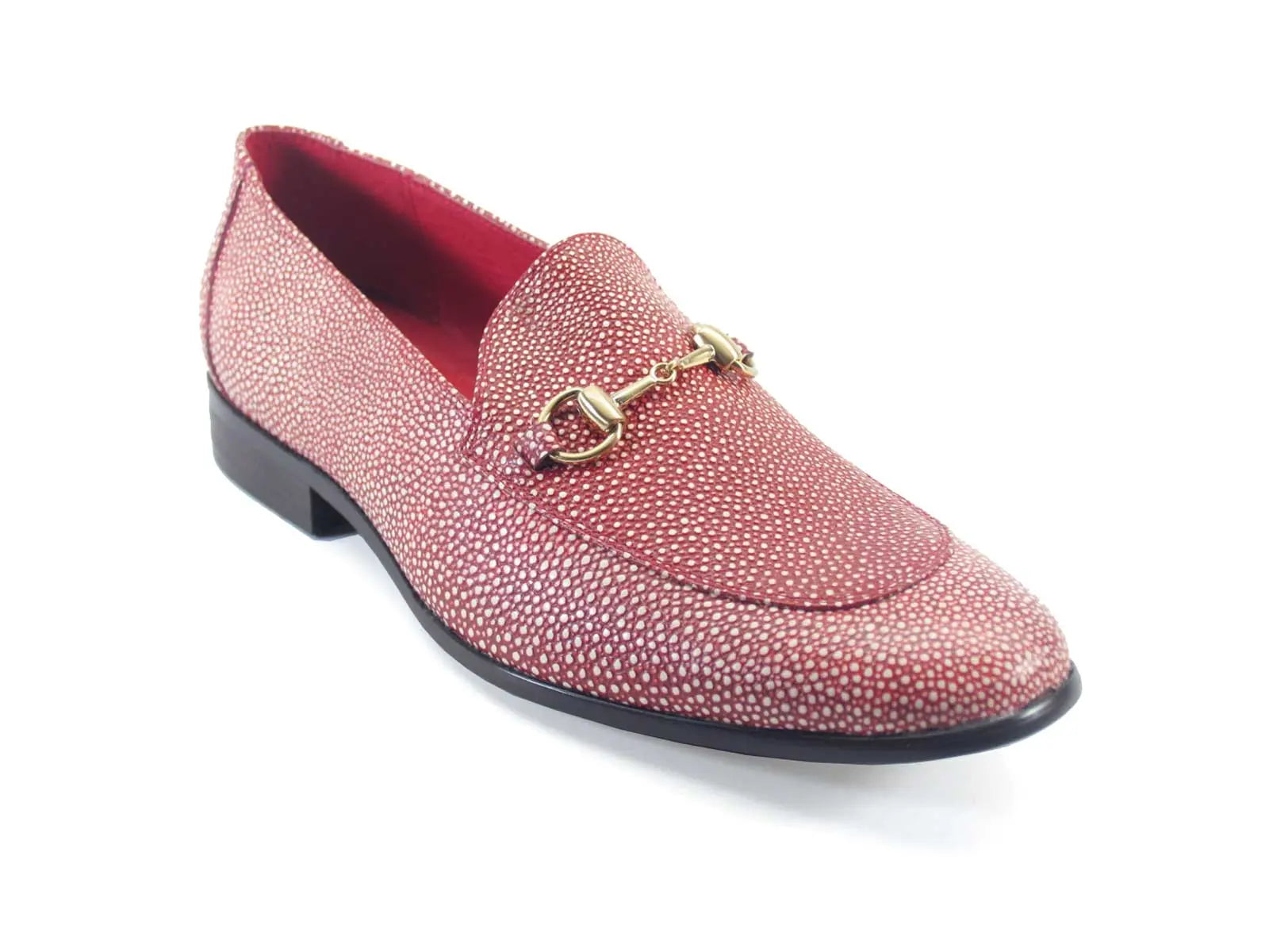 Stingray Embossed Horsebit Loafer Carrucci