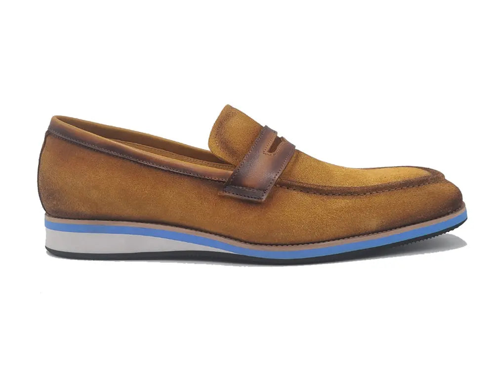 Stylish Suede Penny Loafer Carrucci