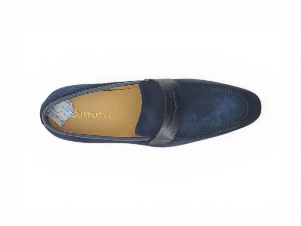 Stylish Suede Penny Loafer Carrucci