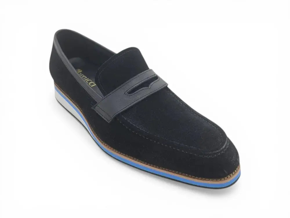 Stylish Suede Penny Loafer Carrucci