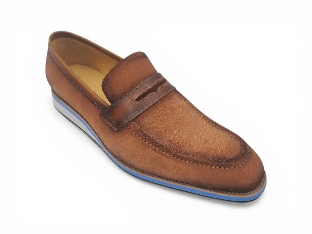 Stylish Suede Penny Loafer Carrucci