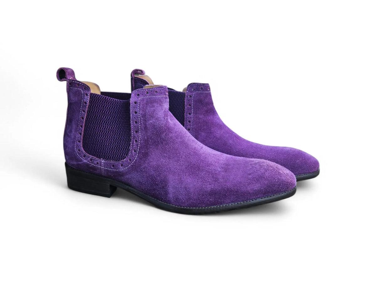 Carruci suede boots Leather & Suede Slip-On Boot - Carrucci Shoes main image 3
