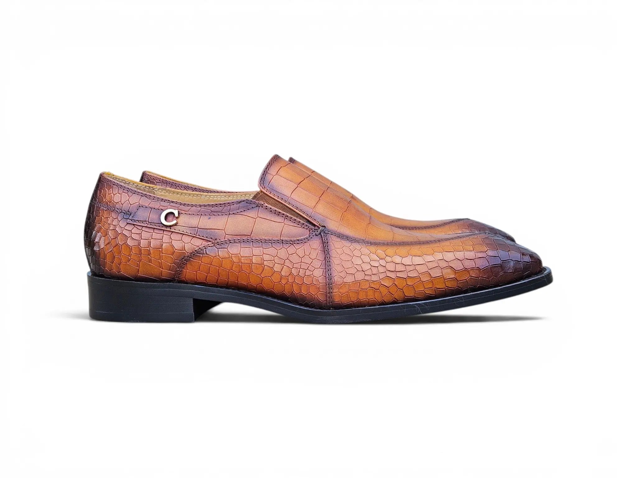 The Beaumont Embossed Loafer Carrucci