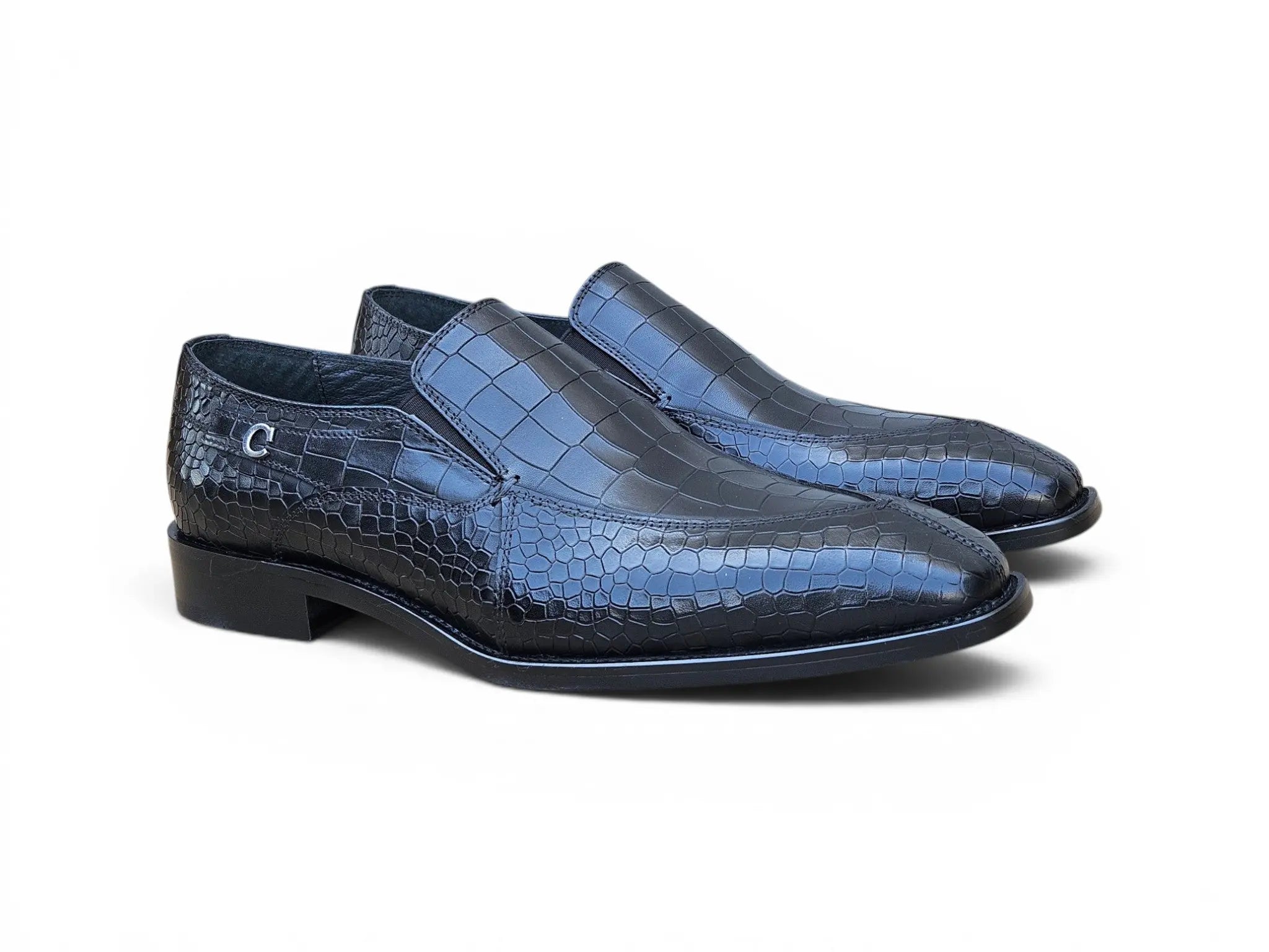 The Beaumont Embossed Loafer Carrucci