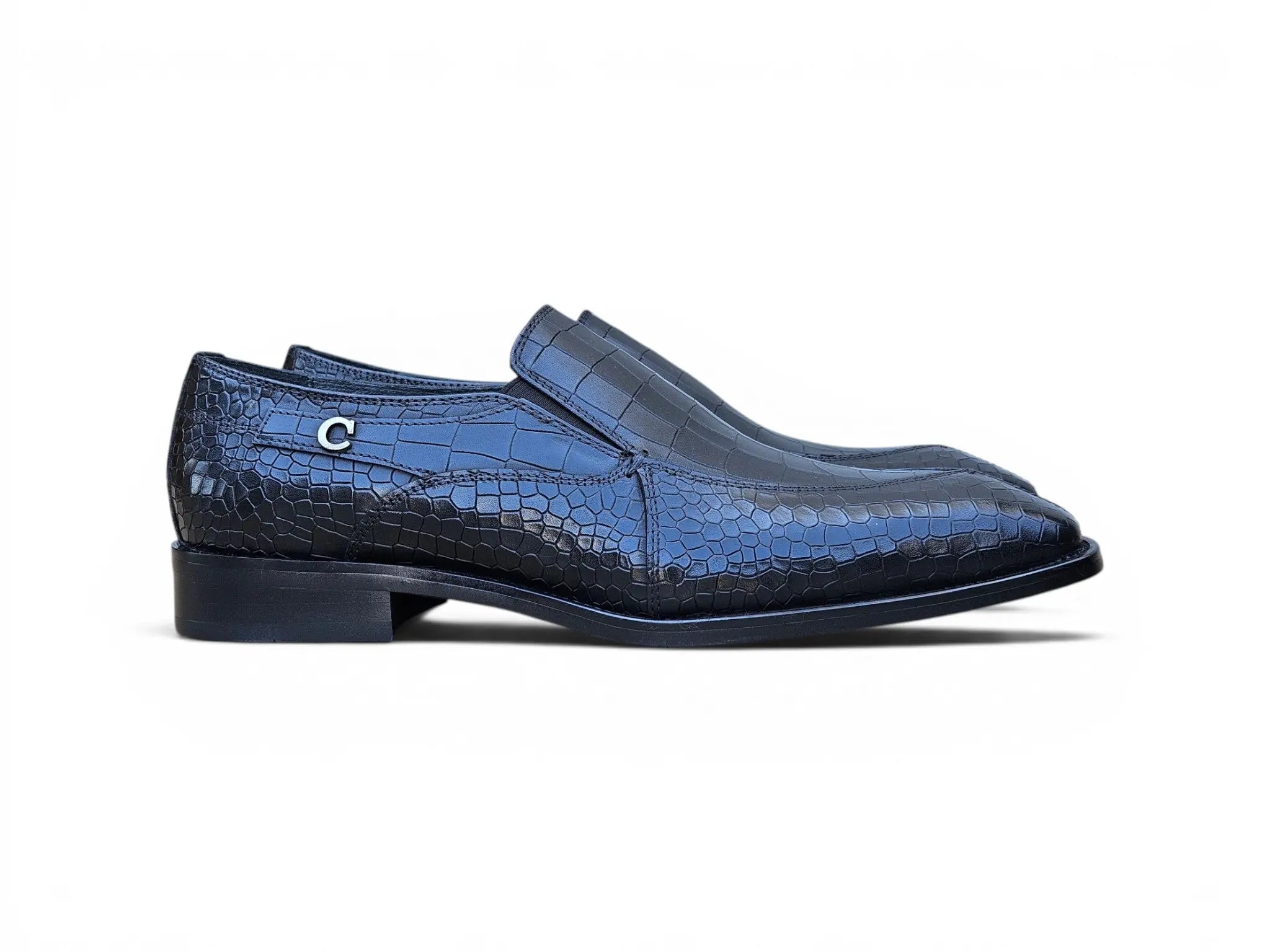 The Beaumont Embossed Loafer Carrucci