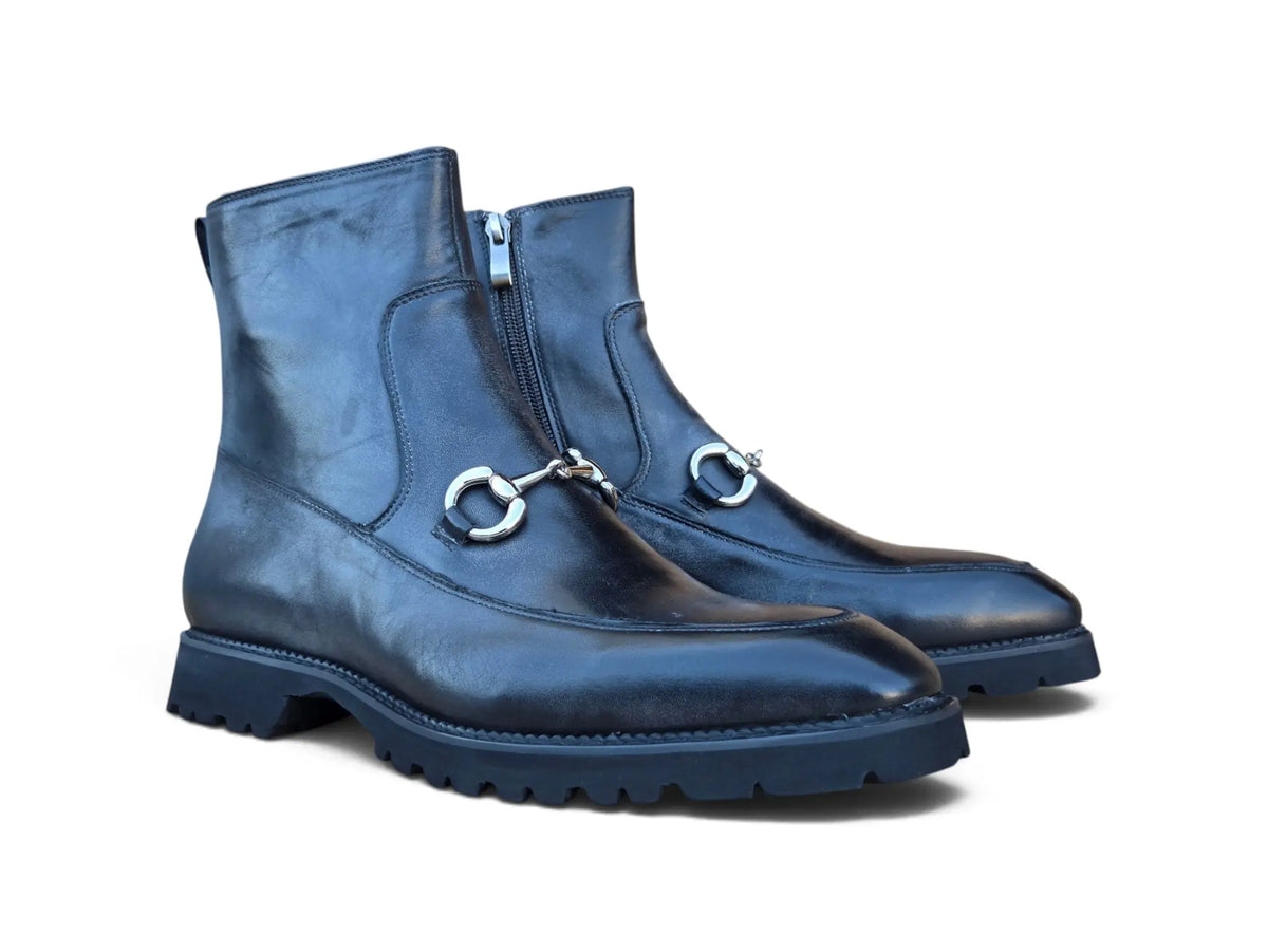 Torino Men’s Horsebit Lug Sole Boot Carrucci Shoes
