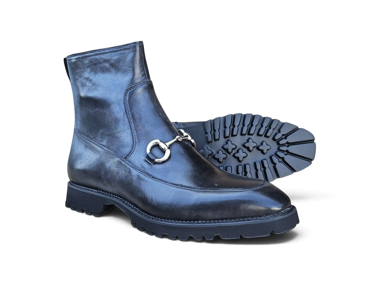 Torino Men’s Horsebit Lug Sole Boot Carrucci Shoes