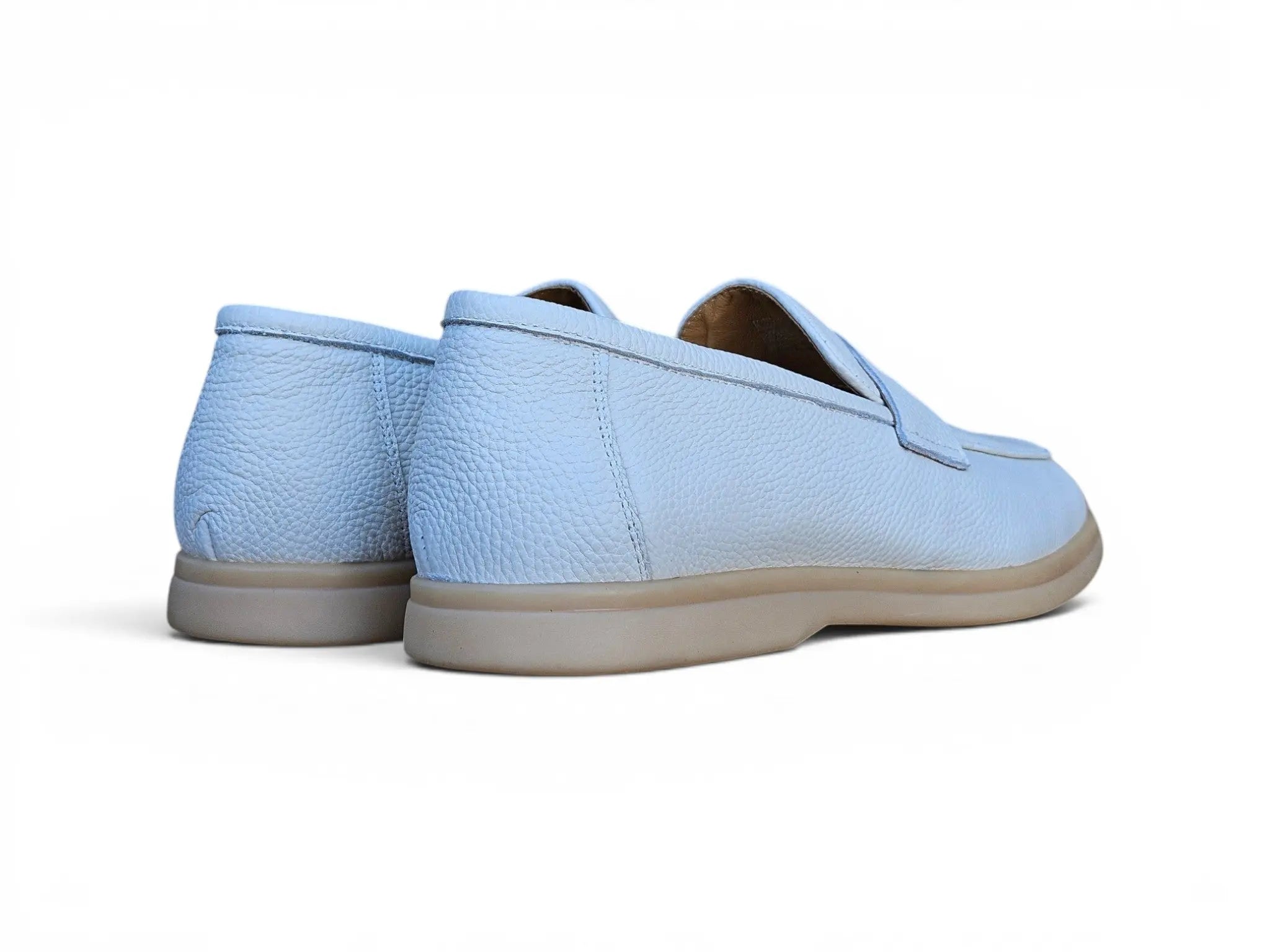 Tumble Calfskin Penny Loafer Carrucci