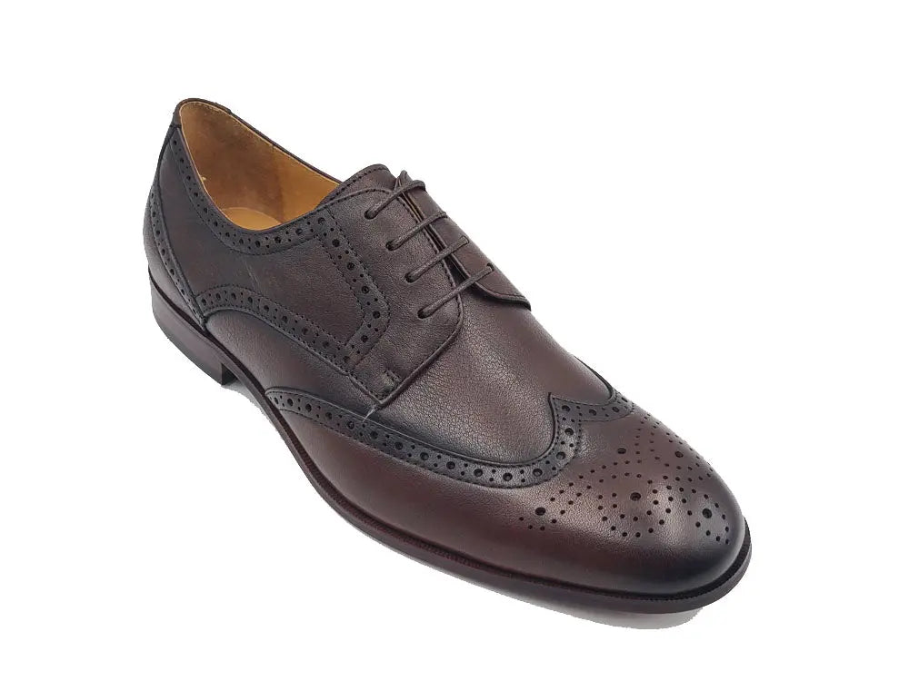 Tumbled Leather Blucher style Oxford with Flex Sole Carrucci