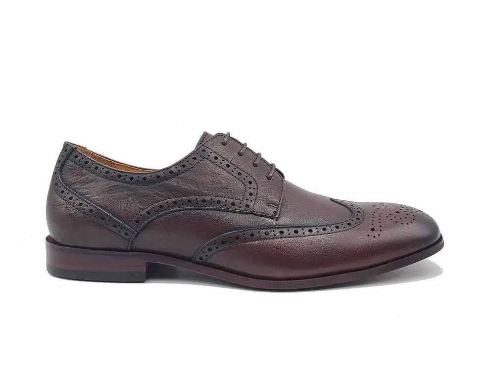 Tumbled Leather Blucher style Oxford with Flex Sole Carrucci