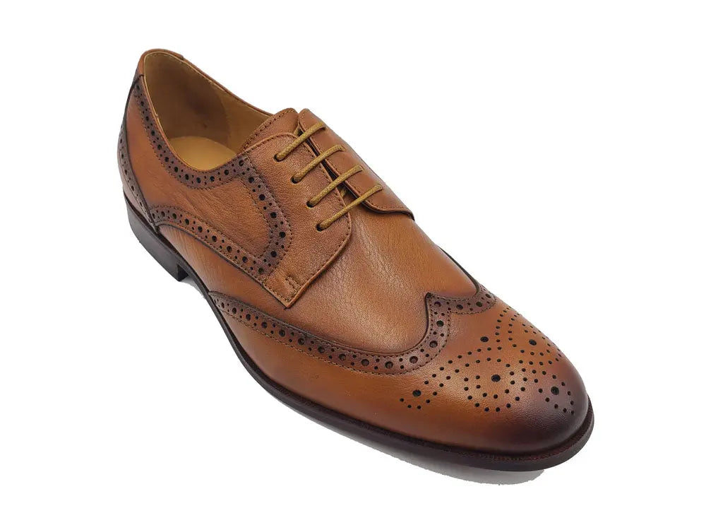 Tumbled Leather Blucher style Oxford with Flex Sole Carrucci