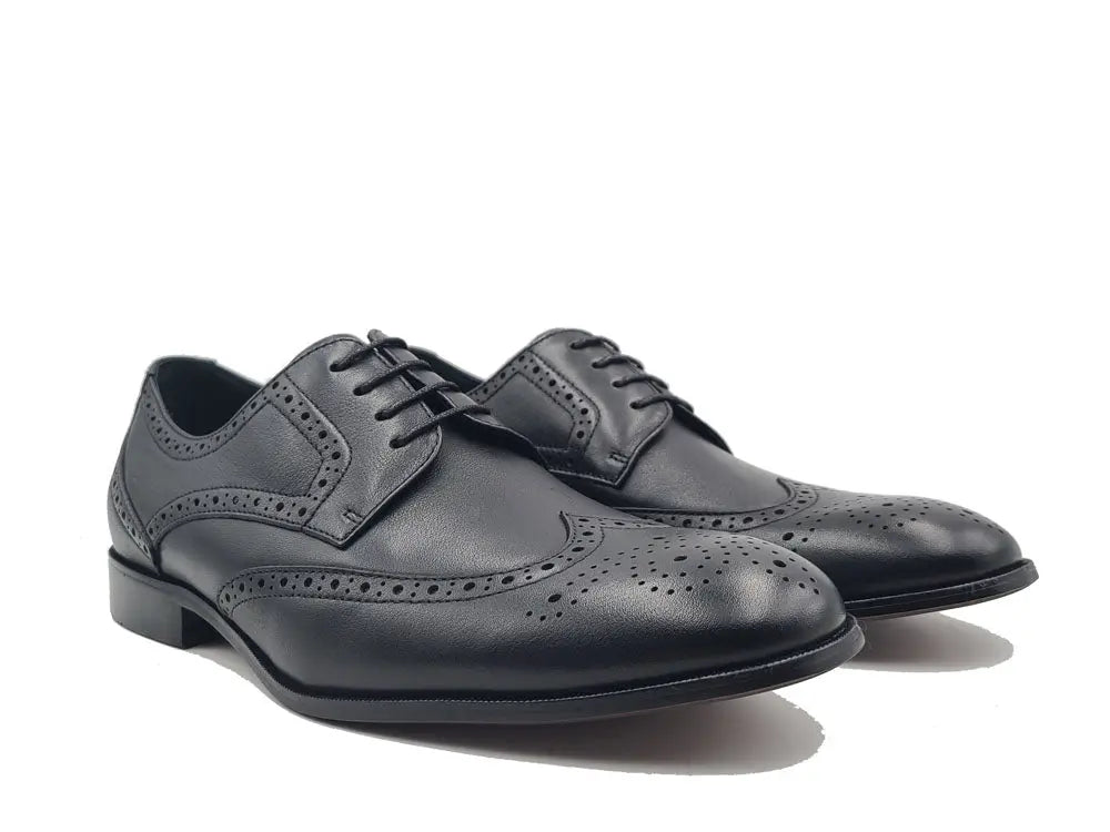 Tumbled Leather Blucher style Oxford with Flex Sole Carrucci