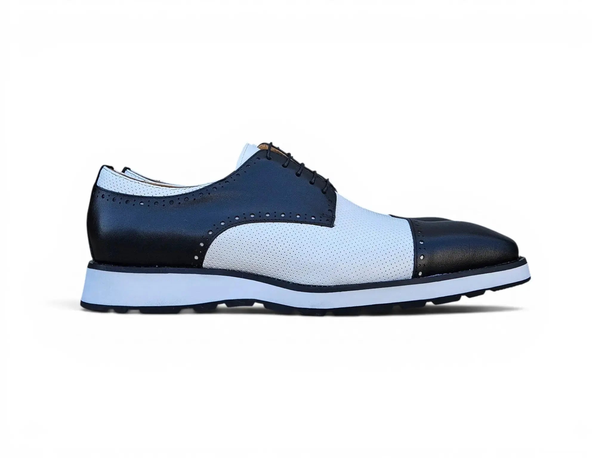 Two Tone Cap Toe Oxford Carrucci