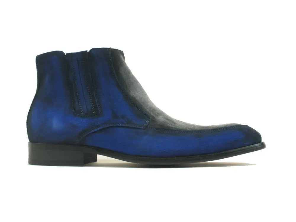 Two Tone Suede Chelsea Boots Carrucci