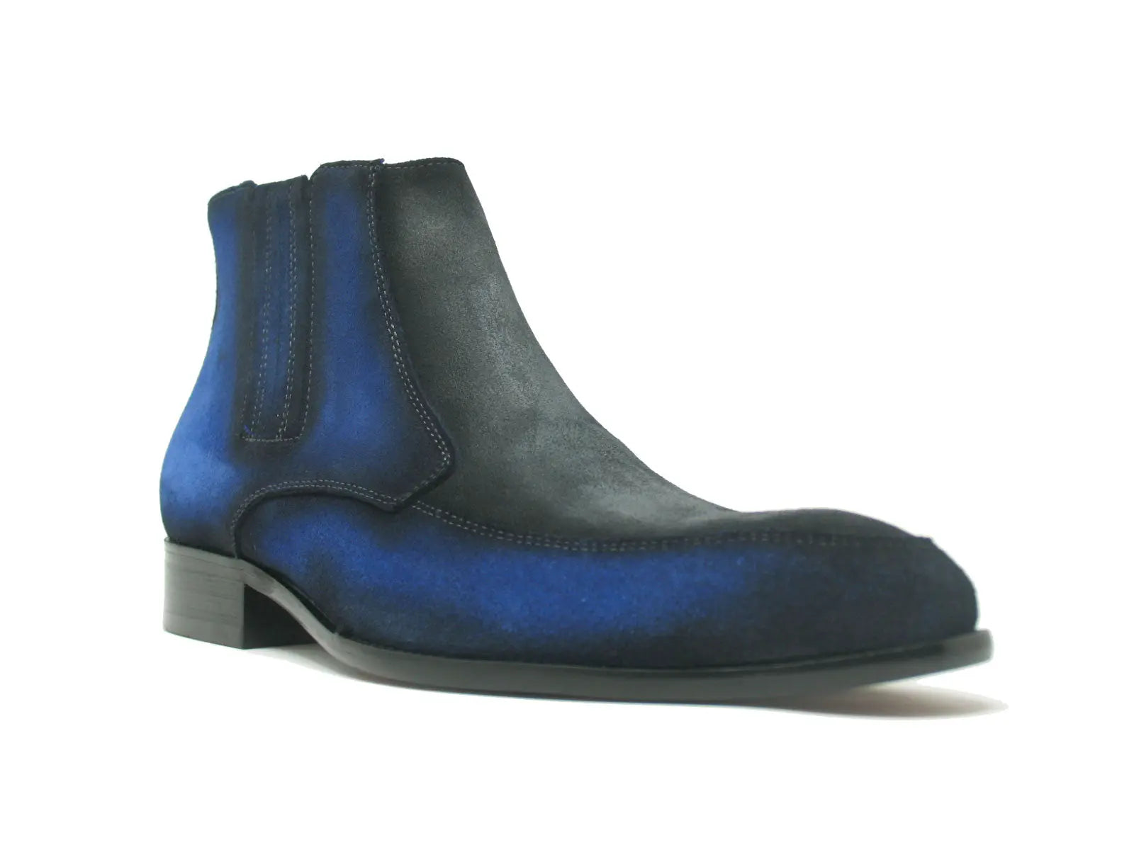 Two Tone Suede Chelsea Boots Carrucci