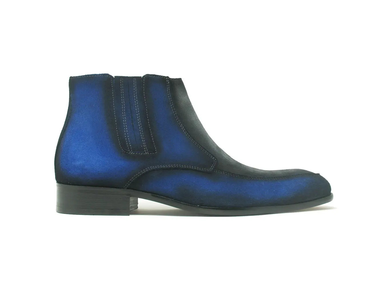 Two Tone Suede Chelsea Boots Carrucci