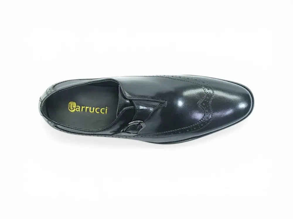Two Tone Wingtip Buckle Loafer Carrucci