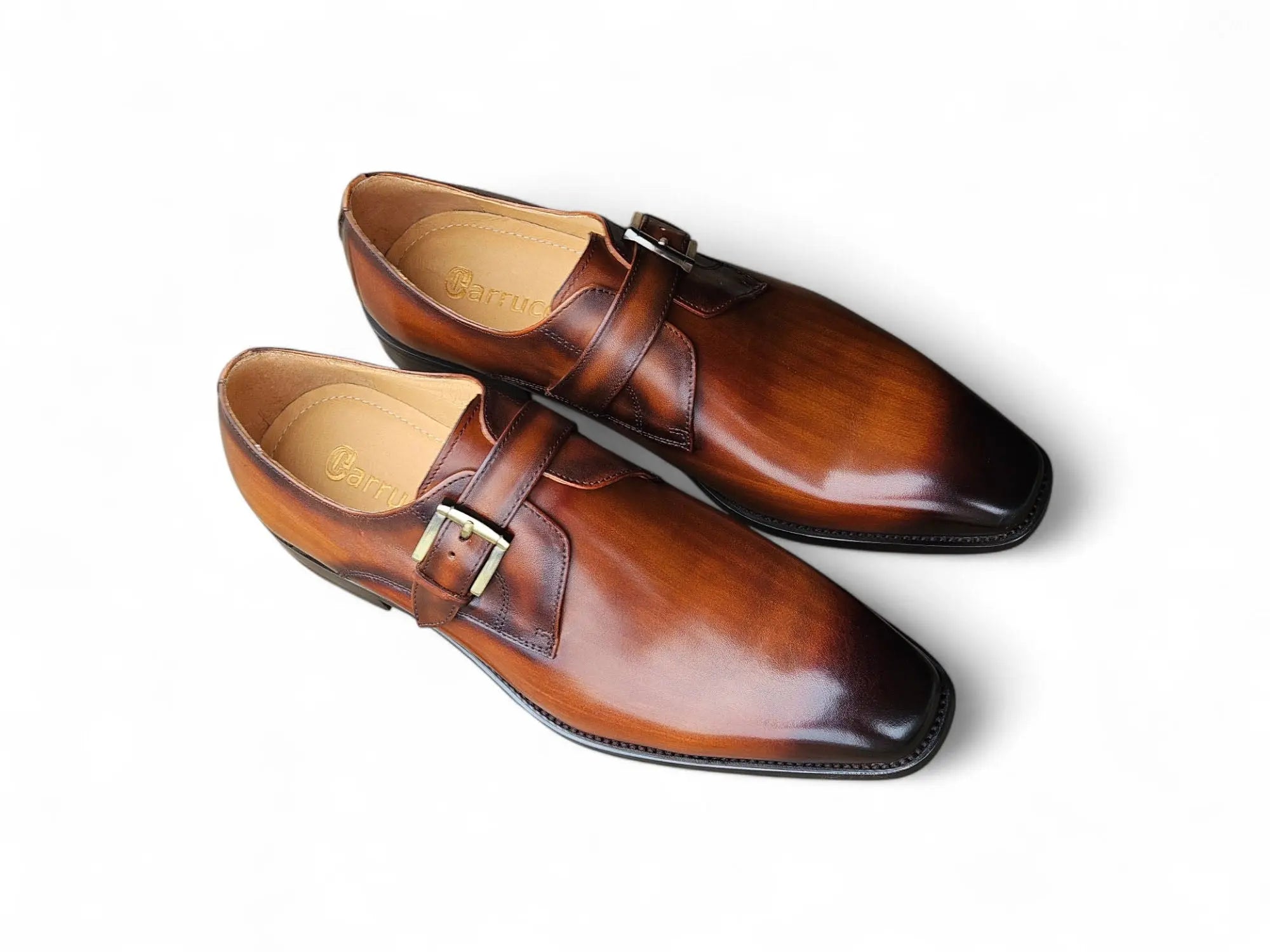 Versatile Fashion Single Monk Strap Loafer Carrucci