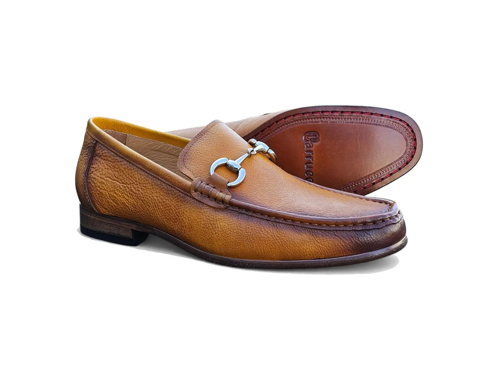 Victor Leather Sole Timeless Loafer - Carrucci Shoes display picture 3