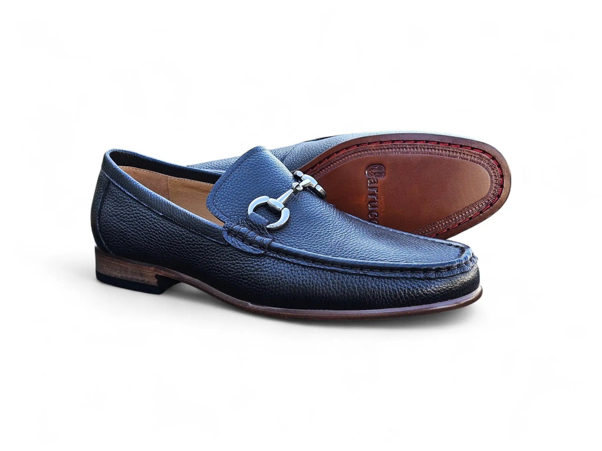 Victor Horsebit Loafer Leather Sole Carrucci