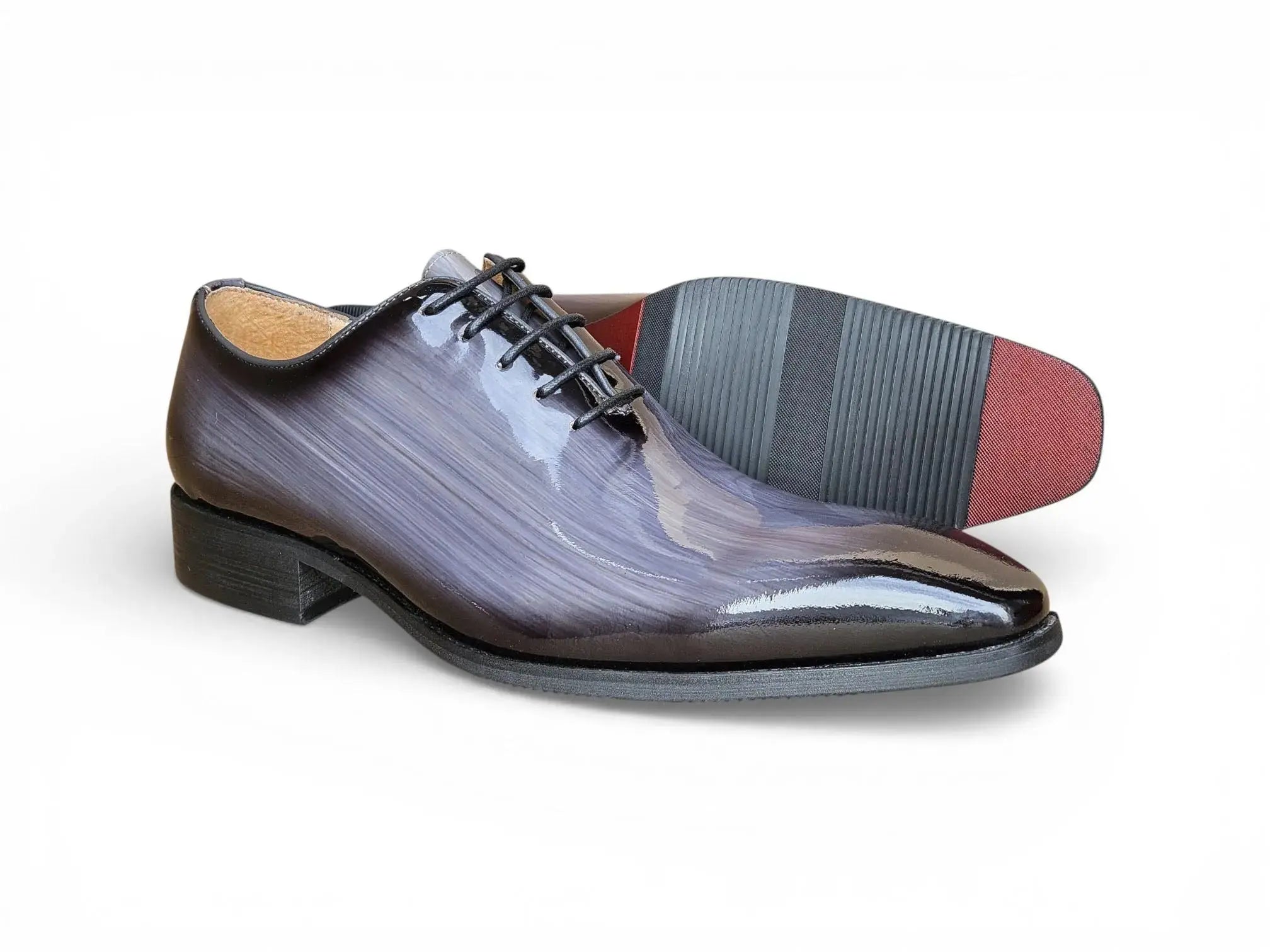 Wholecut Patent Leather Oxford Carrucci