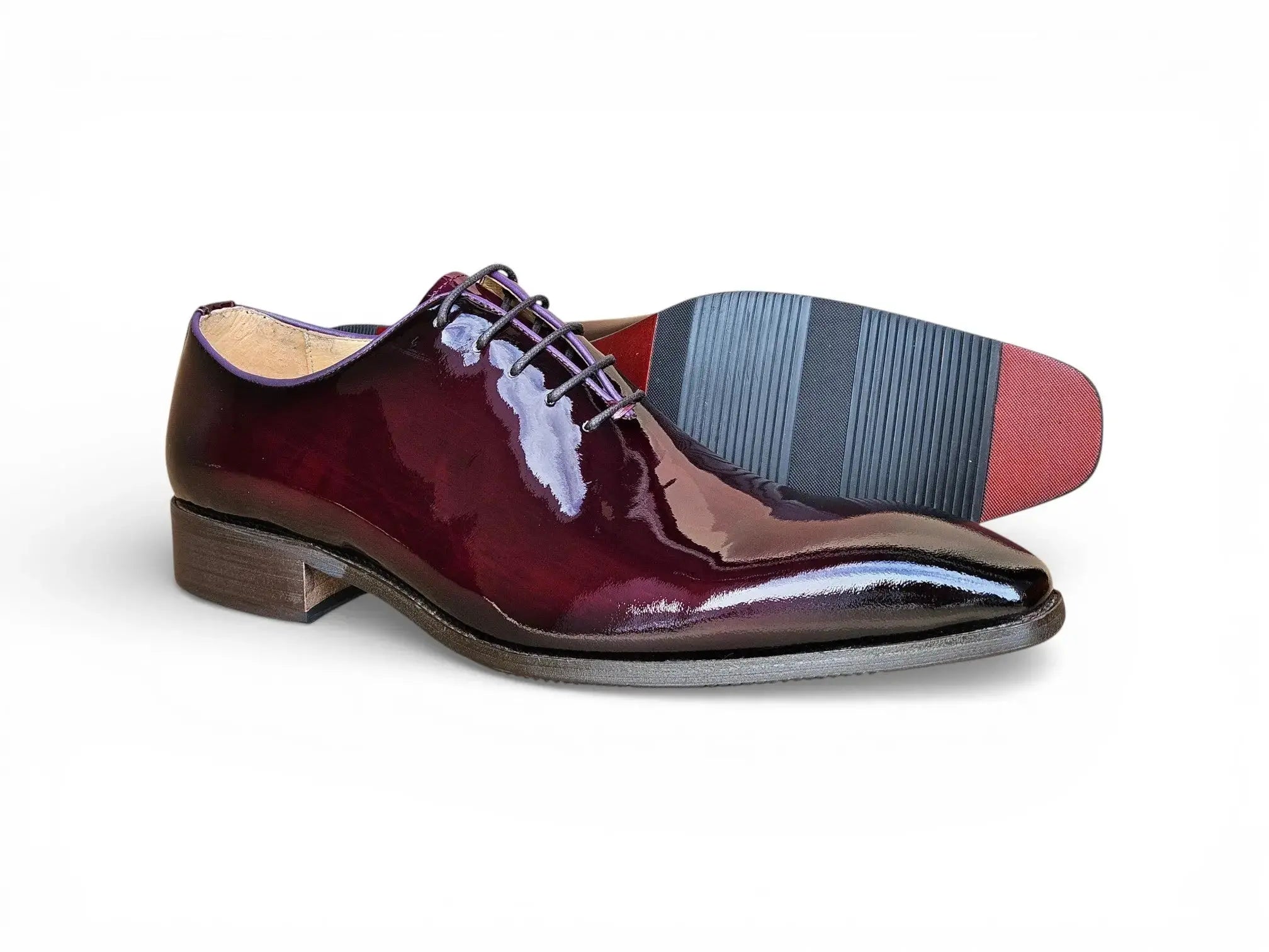 Wholecut Patent Leather Oxford Carrucci
