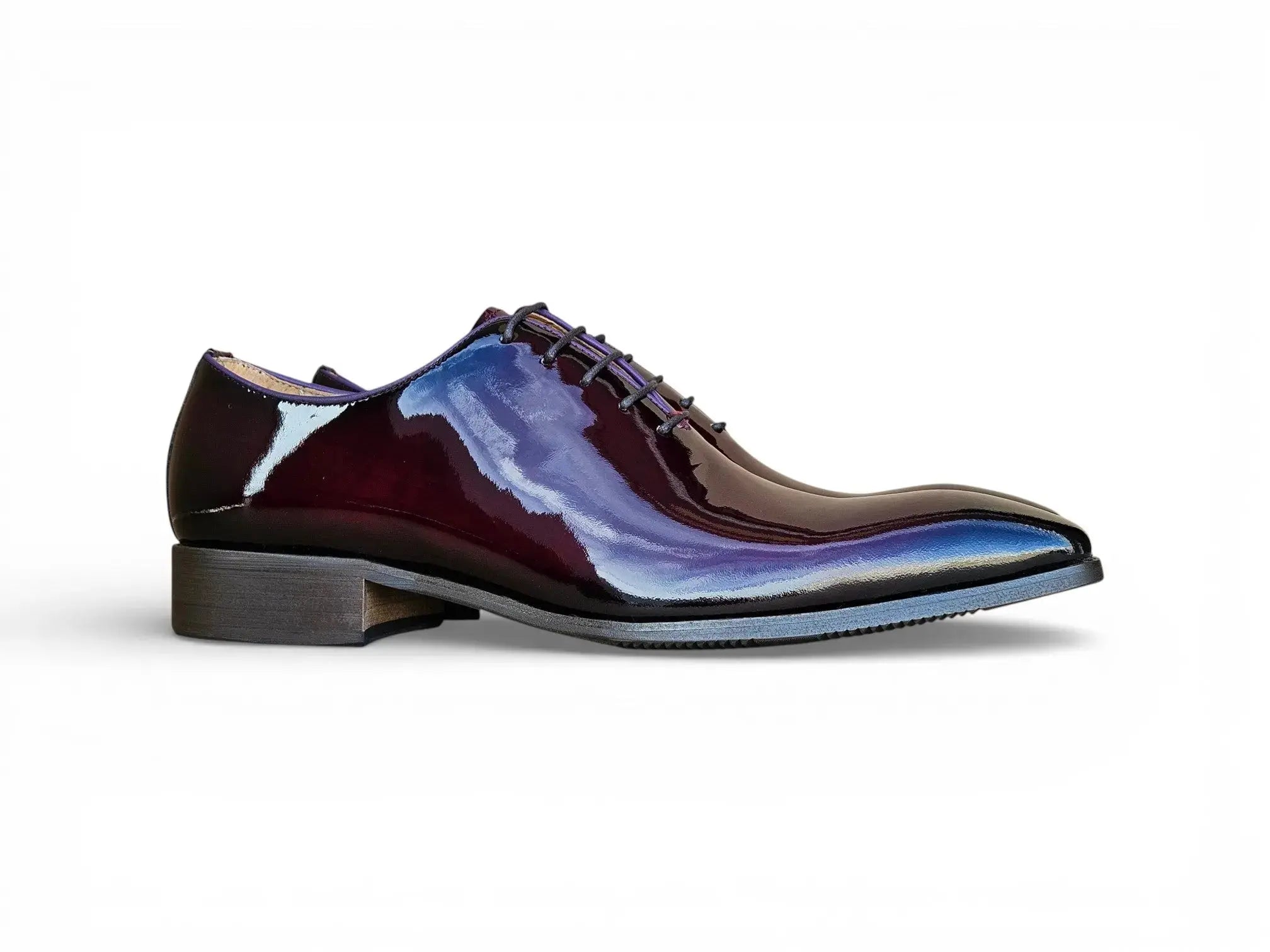 Wholecut Patent Leather Oxford Carrucci