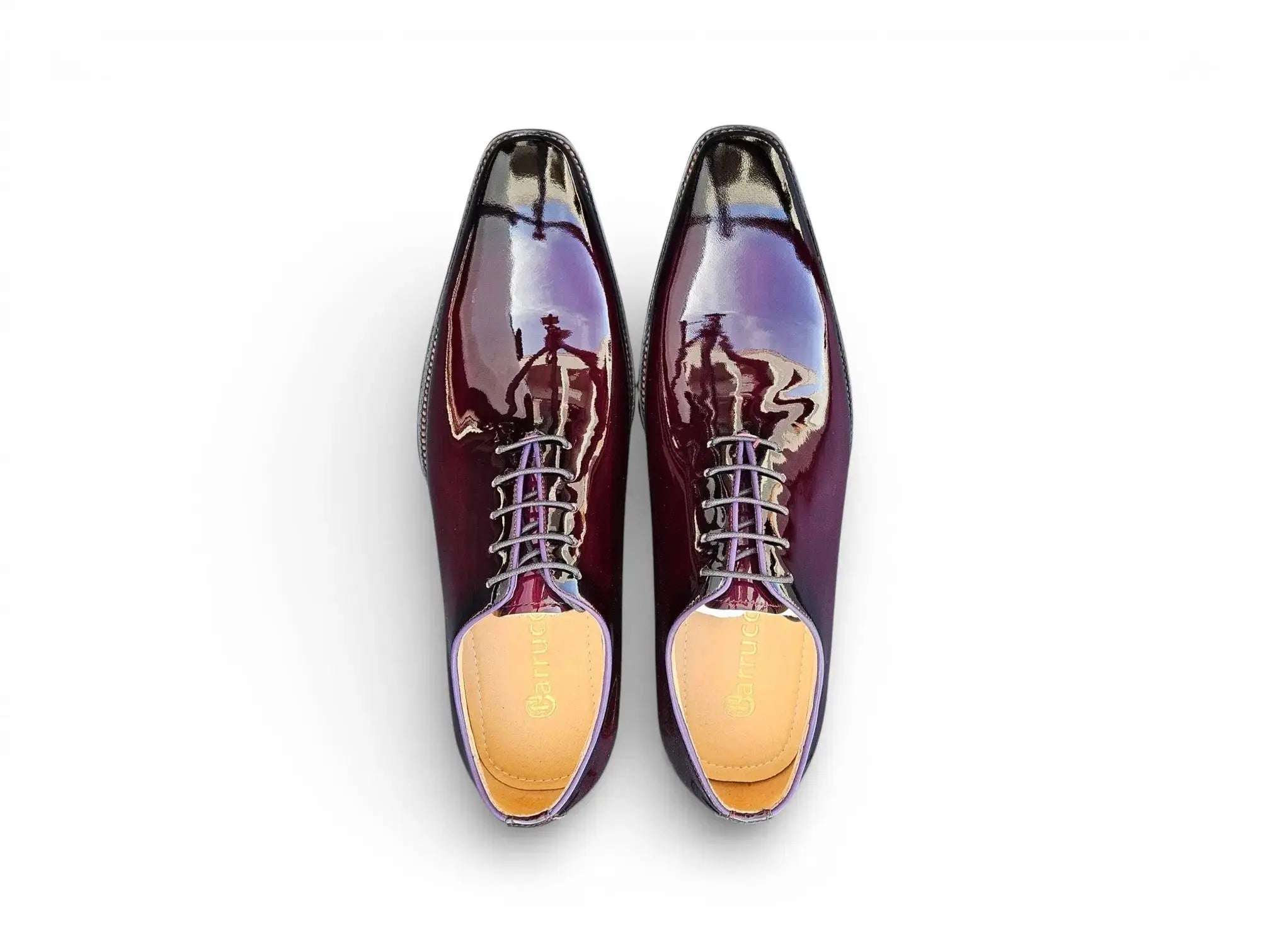 Wholecut Patent Leather Oxford Carrucci