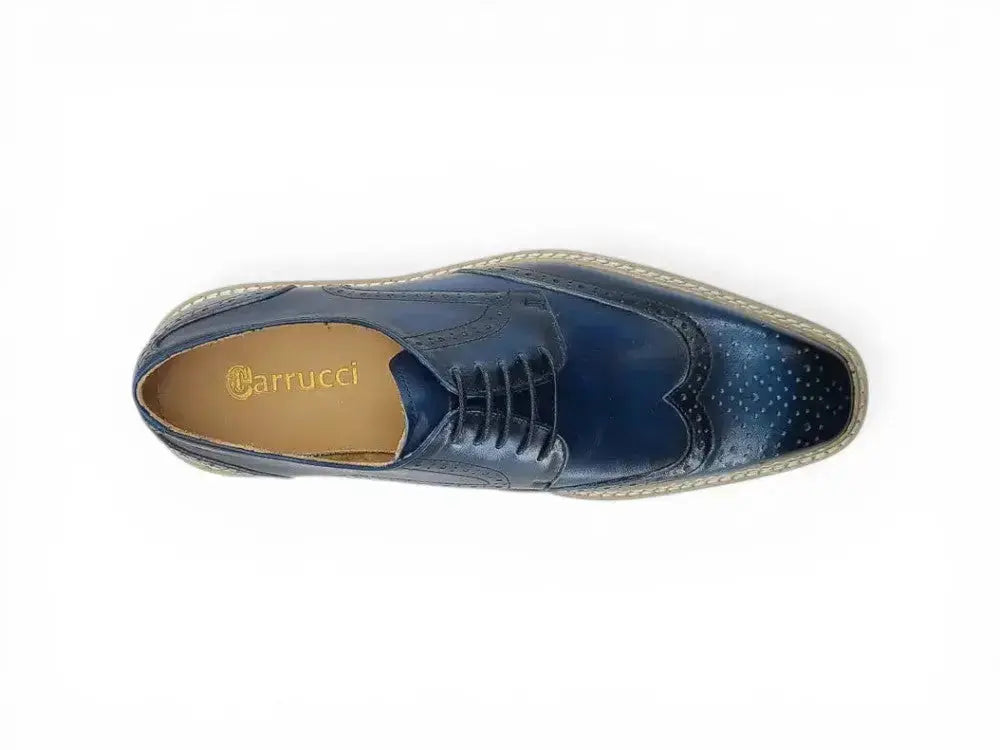 Wing-tip Blucher style Oxford with ligtweight sole Carrucci