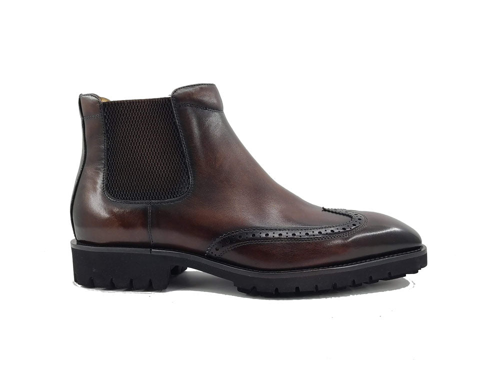 Chelsea Boot with Wingtip, lightweight lug sole KB515-13