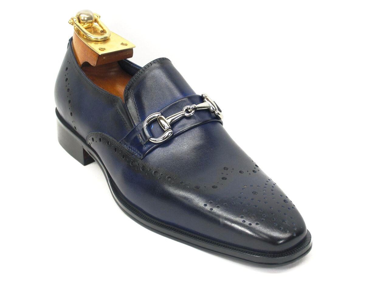 KS261-04 Wholecut Two Tone Buckle Loafer