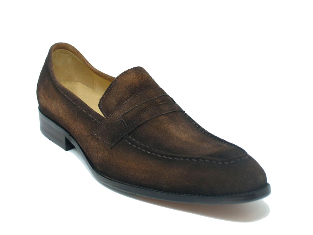 Leather Suede Penny Loafer