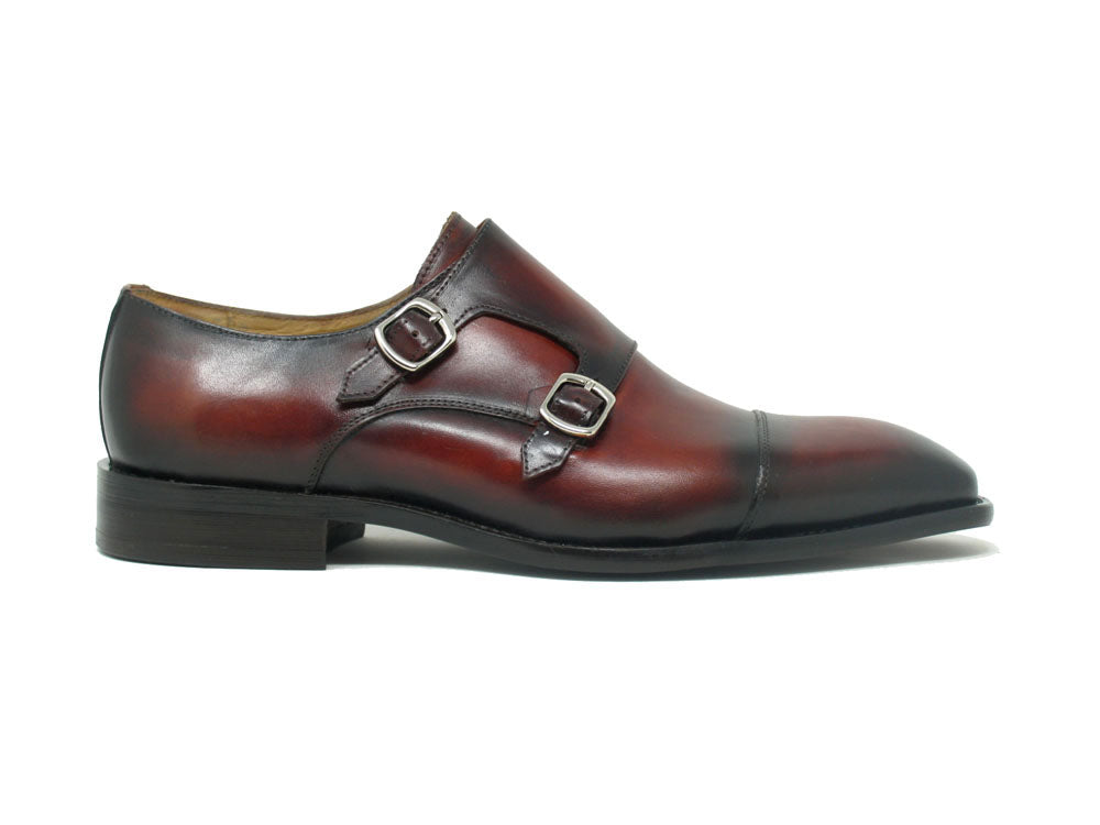 KS509-23 Double Monk Straps Leather Loafer
