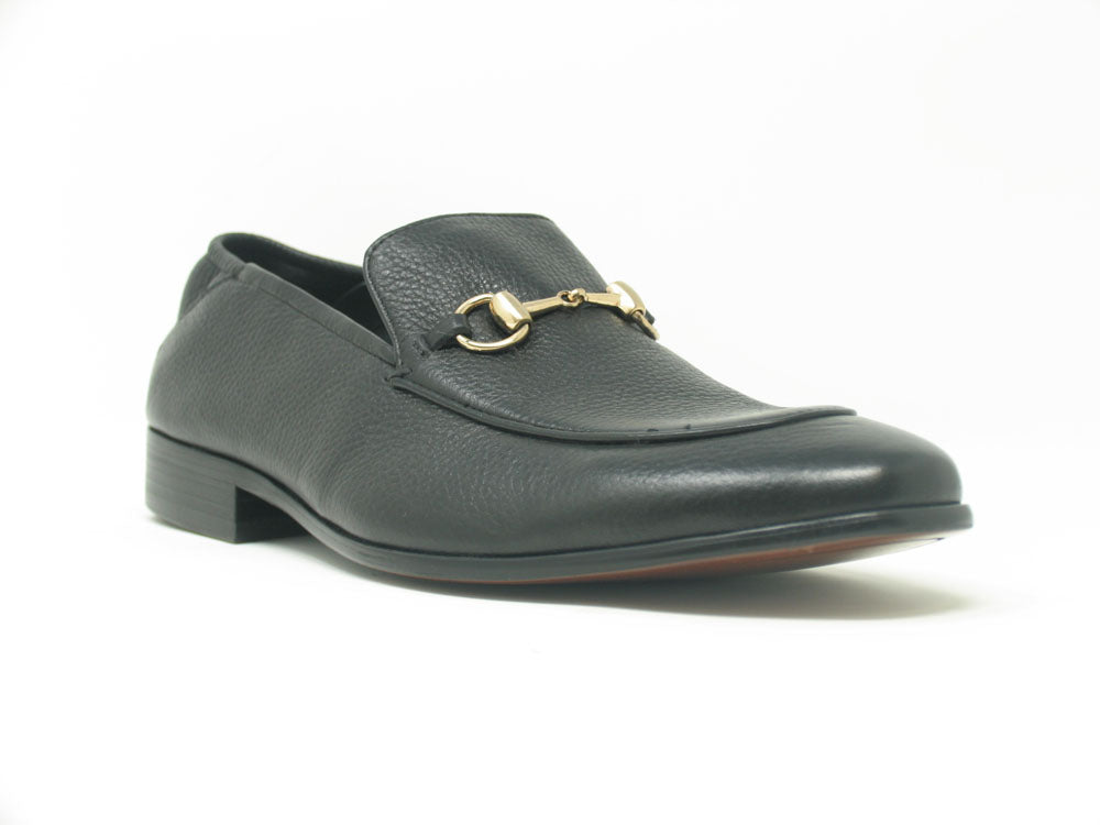 KS525-305 Soft Leather Casual Buckle Loafer/Mule
