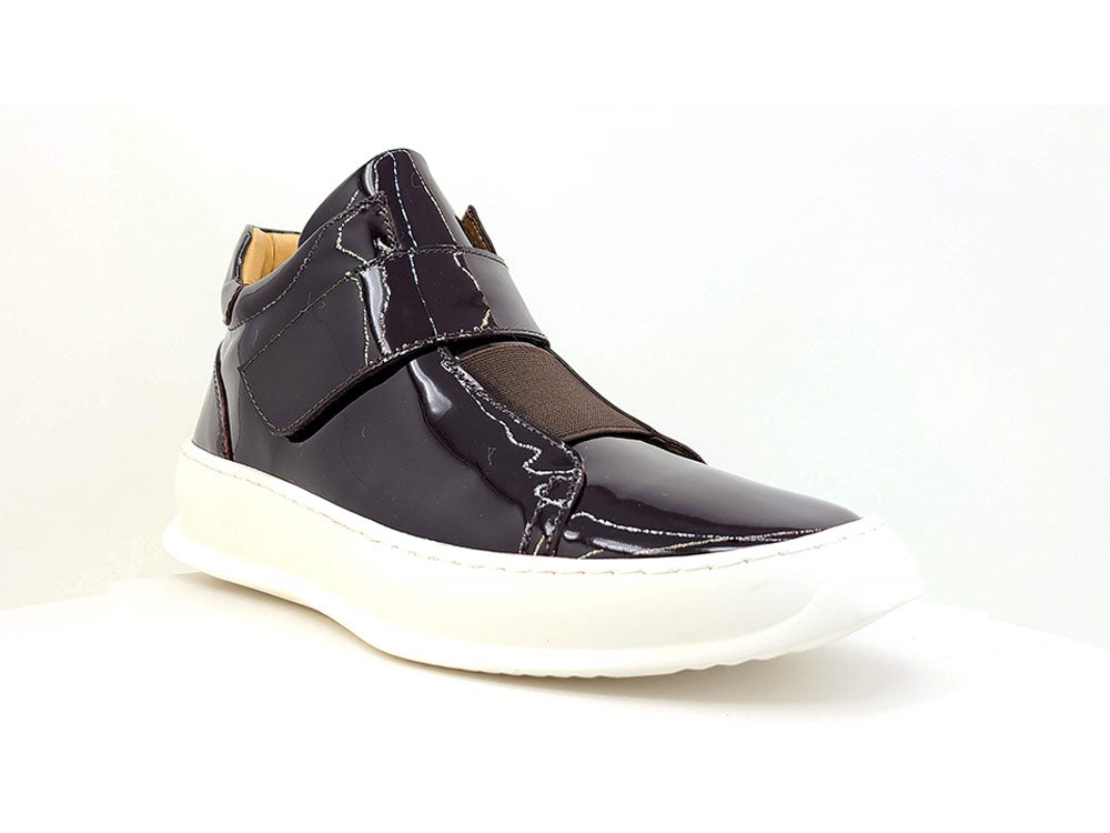 Carrucci Mid Top Leather Sneaker