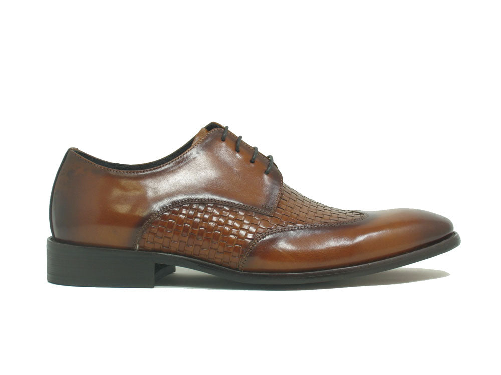 Hand Braided Leather Woven Oxford